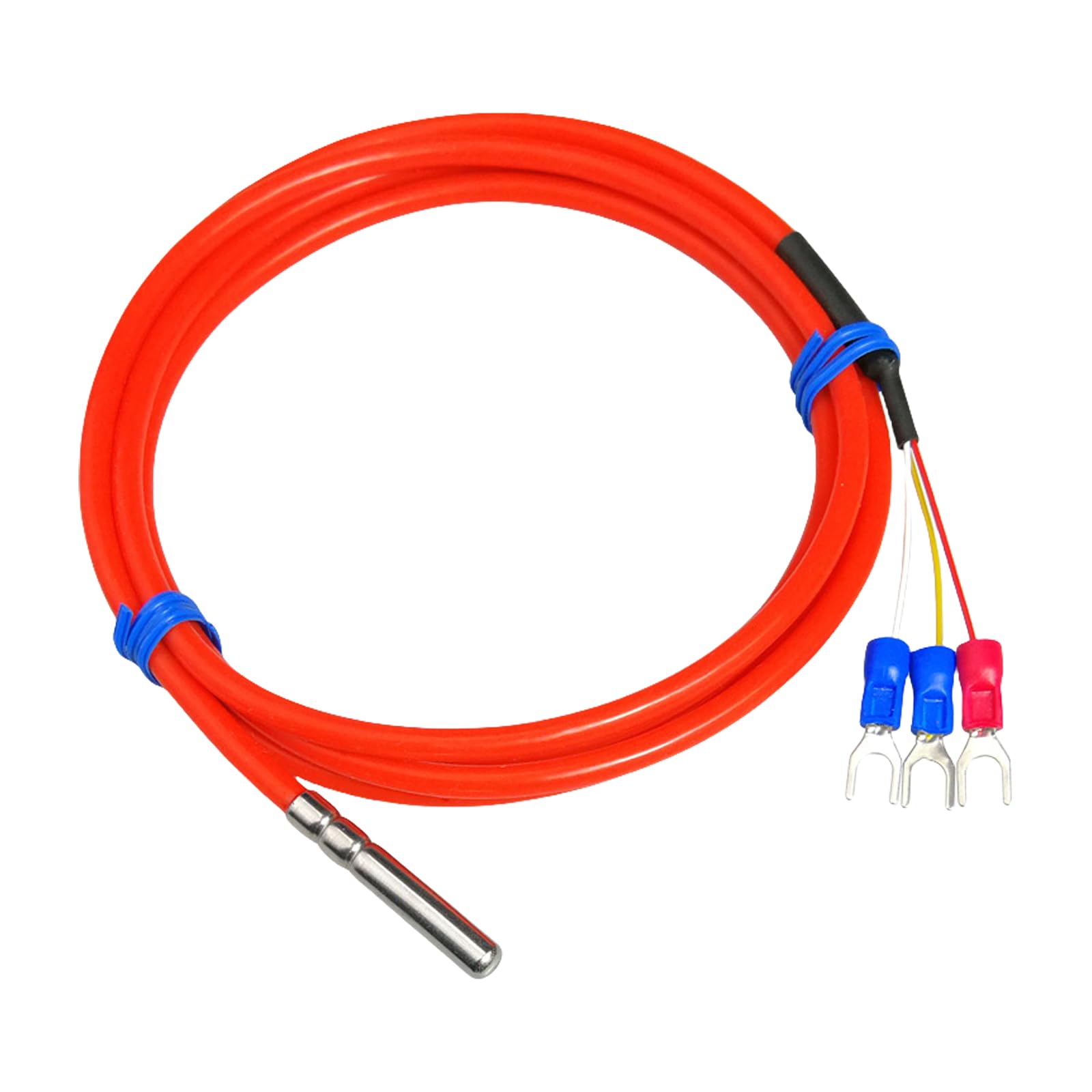 Hdoytxxm 1.5 Meters Sensitivity Waterproof Temperature Sensors Probe For Industrial Equipment Maintenance & Food Processing Precisions Measurement