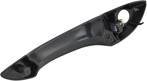Miniatura 285 de TRQ Manija de la puerta exterior trasera izquierda del lado del conductor negra compatible con Honda Civic 2001-2005
