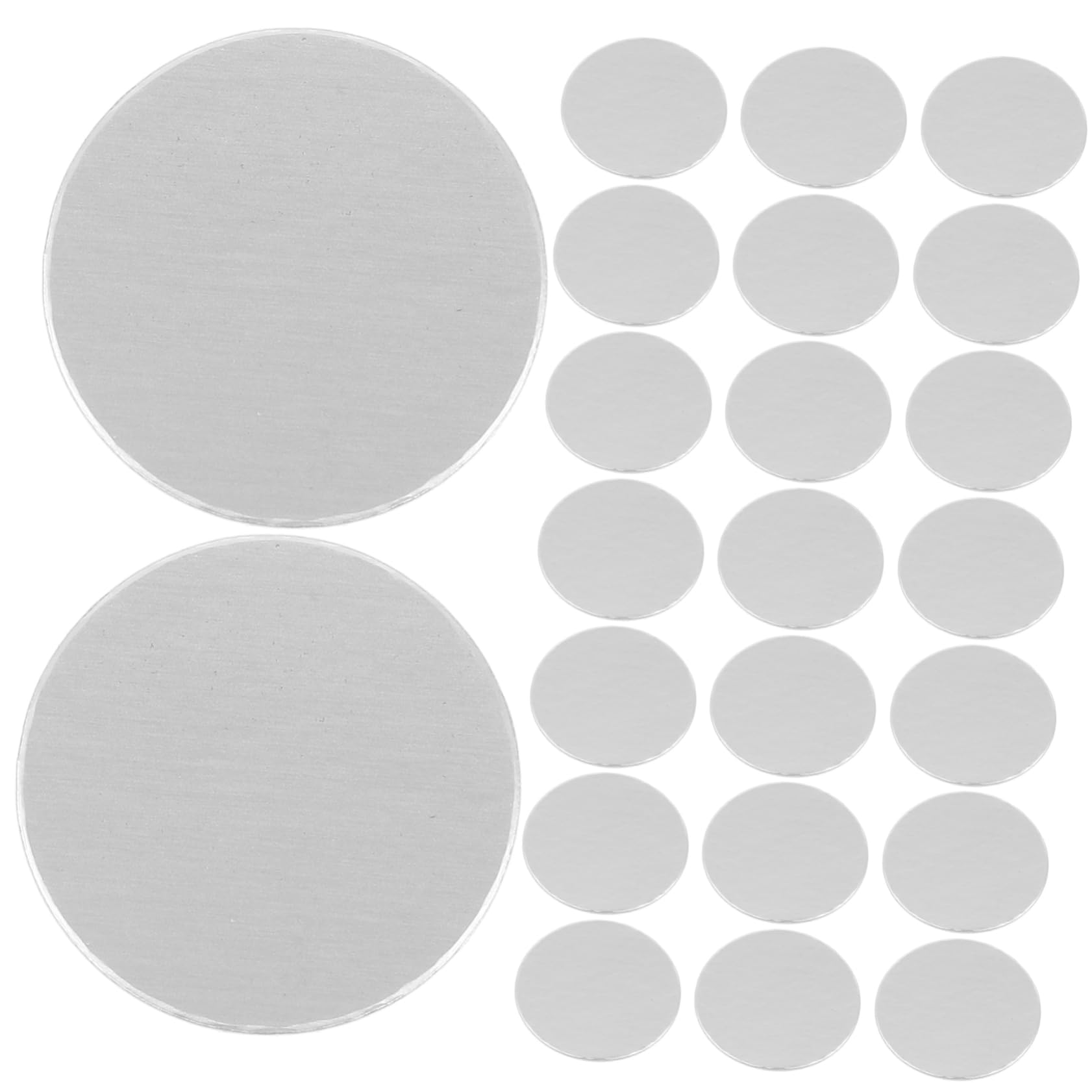 Baluue 5 Sets Aluminiumfoliendichtung Für Flaschenbehälter Foliendichtungskissen Flaschendeckel Folieneinlagen Auslaufsicher Robust 500 Stück * 5
