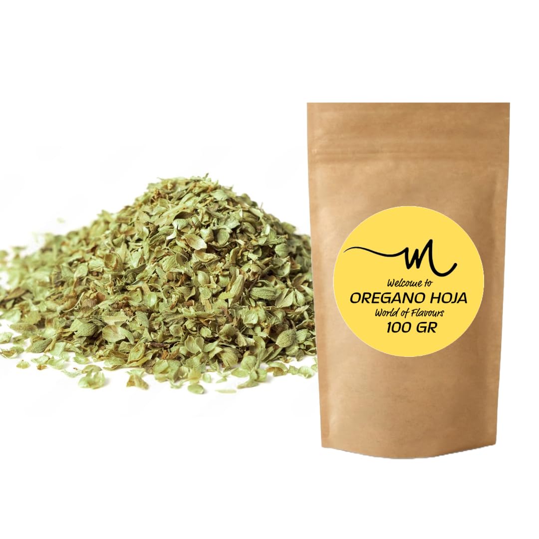 Oregano Hojas sin Gluten, Hojas de Oregano para Aceite de Oregano, Comida Vegana, Hierbas Provenzales, Especies para Cocinar Cocina Mediterranea, Hojas de Oregano para Infusiones - DnnG