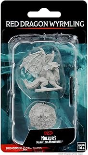 Nolzurs D&D Marvelous Unpainted Miniatures: Wave 10: Red Dragon Wyrmling