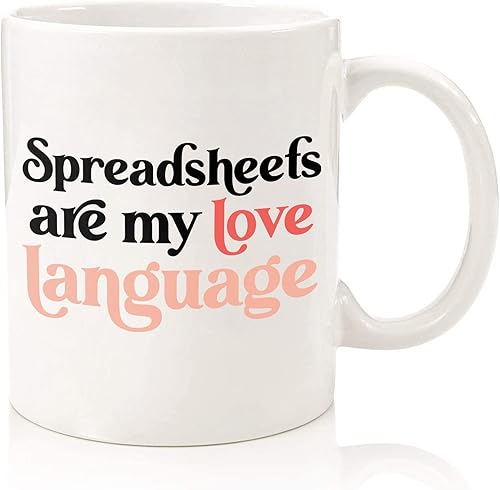 Taza de café con texto en inglés "Accountant Gift Appreciation", taza de café con texto en inglés "Are My Love", regalo CPA para hombres y mujeres,