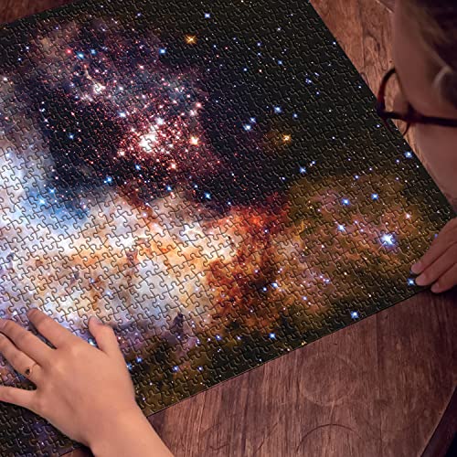 Space Puzzle 1000 Pieces Adult, Solar System Galaxy Puzzle, Hubble-Westerlund 2 Planets Star Nebula Universe Picture Jigsaw Puzzle miniatura 6