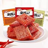 Weilong Qinzuishao spicy strips Latiao,12g/bag,Kissing Spicy stick small gluten,Ready-to-Eat hot and spicy gluten,Famous Chinese Special Snack gift pack,Instant casual snack (Spicy flavor,20bag)
