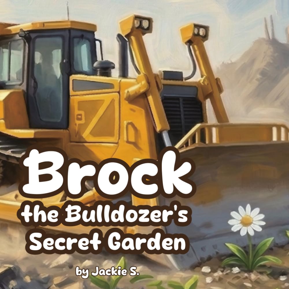 Brock the Bulldozer's Secret Garden: A Heartwarming Tale of Strength, Kindness, and the Courage to Protect the Smallest Things.