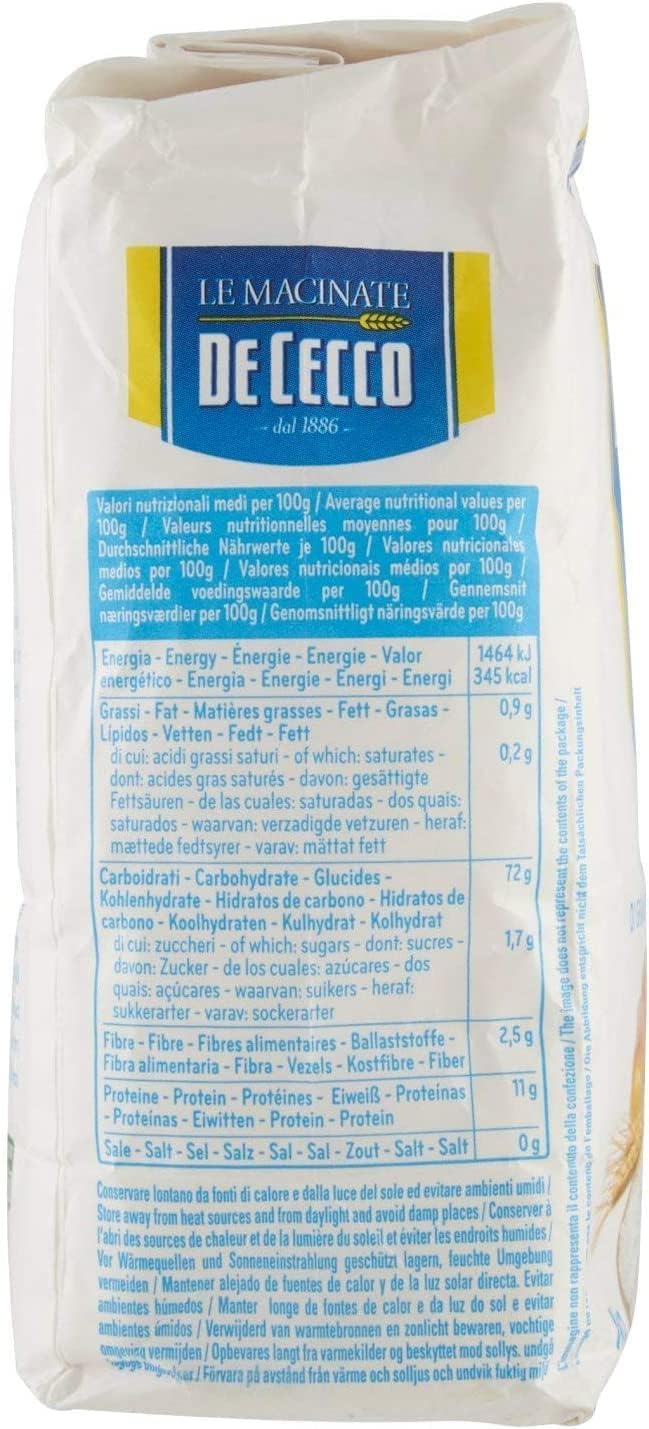 Italian Gourmet Farina di grano tenero Mehl 00 für Brot und Pizza, 24 x 1kg | Tipo doppio zero, ideale per impasti elastici; fein gemahlen, vielseitig, Gesamtnettogewicht 24 kg + Kostenlos Polpa 400g