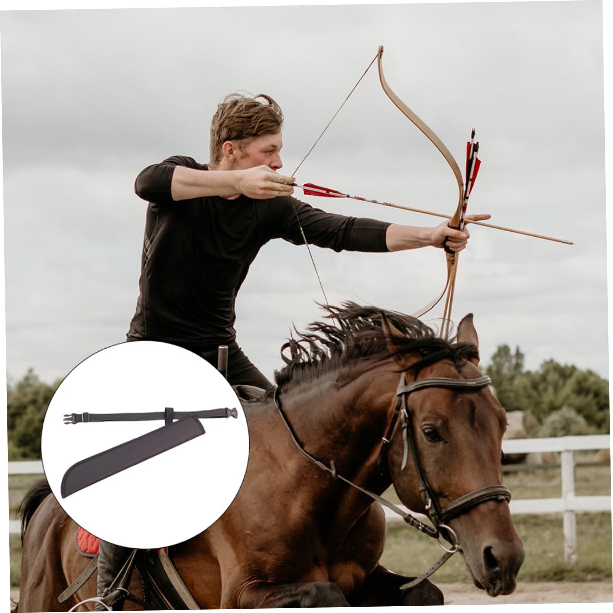 ARTSEWPLY Bag for Arrows Archery Bags for Boys and Girls Soft Canvas Arrow Holder Portable Arrow Carrying Bag for Hunting