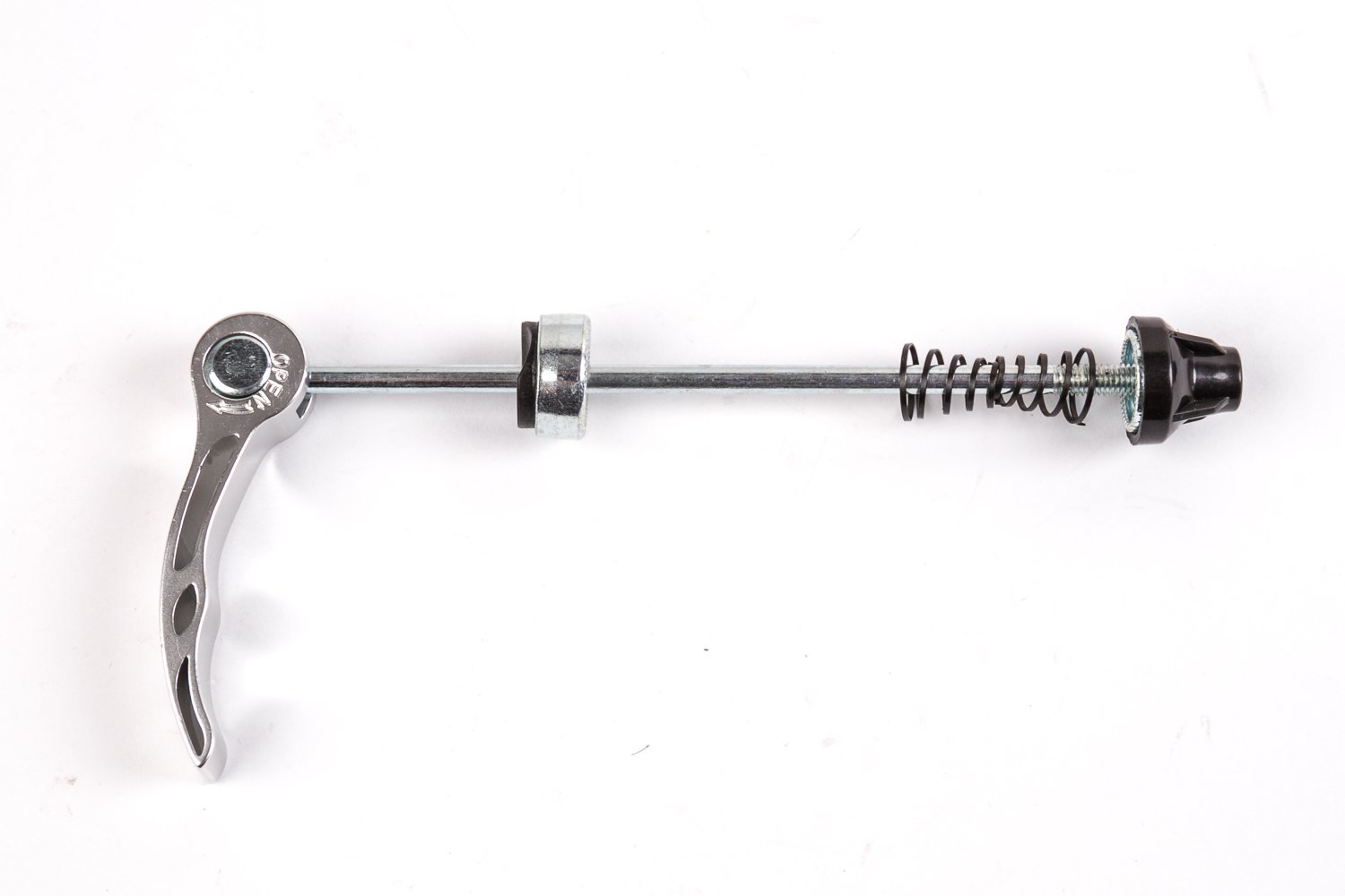 Schnellspanner Fahrrad Alu Hinterrad Laufrad hinten HR Hohl Achse silber 135mm Sport & Freizeit