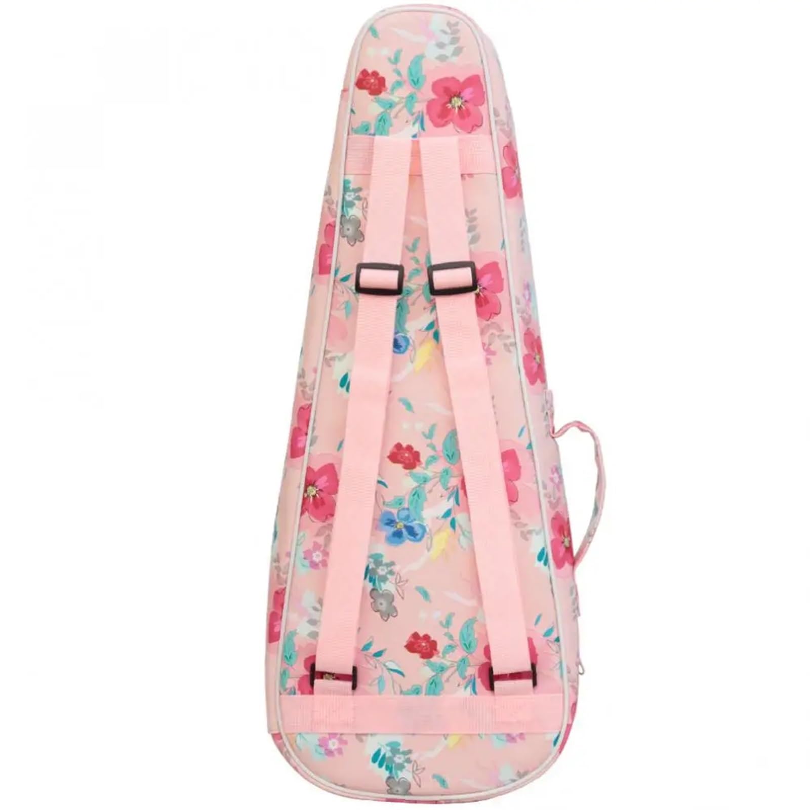 Custodia Chitarra Acustica Borsa for ukulele da 21 pollici stampata a fiori | Ukulele imbottito in morbido cotone impermeabile da 12 mm(23 inch)