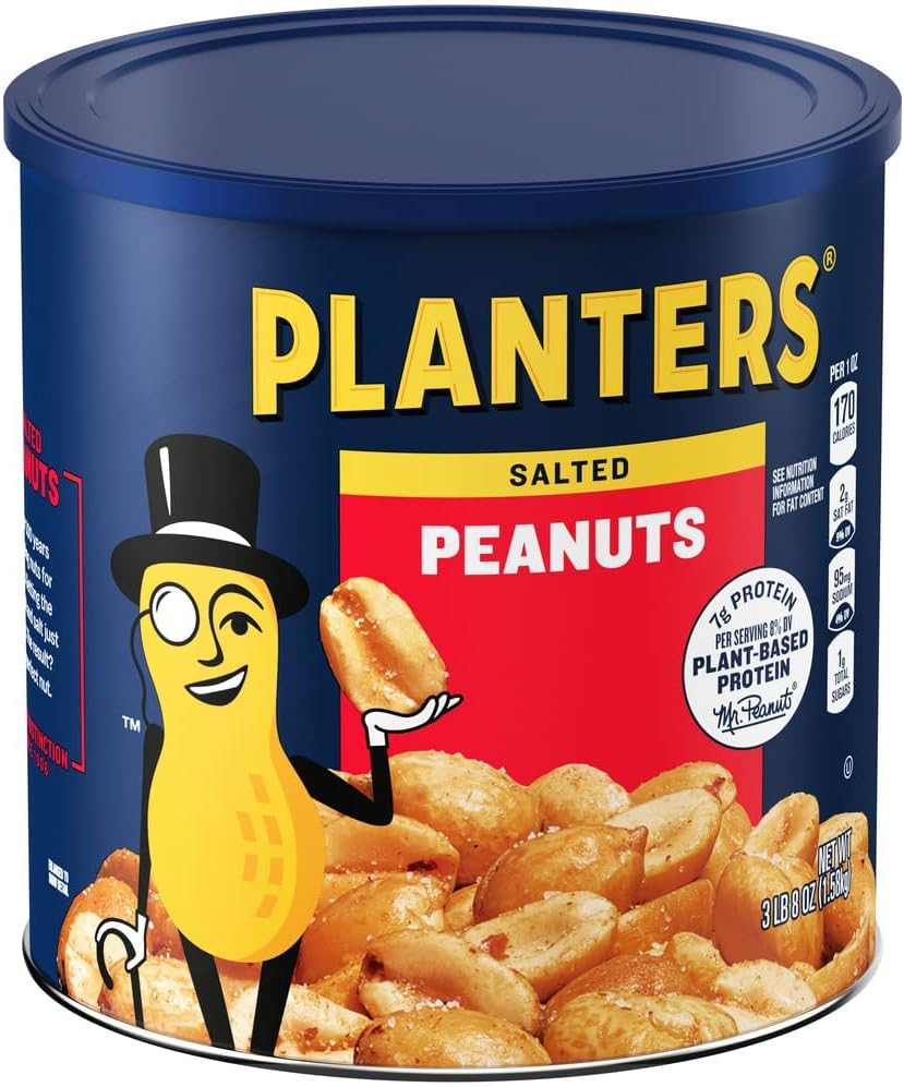 Planters Cocktail Peanuts Heart Healthy Sea Salt 16oz (454g