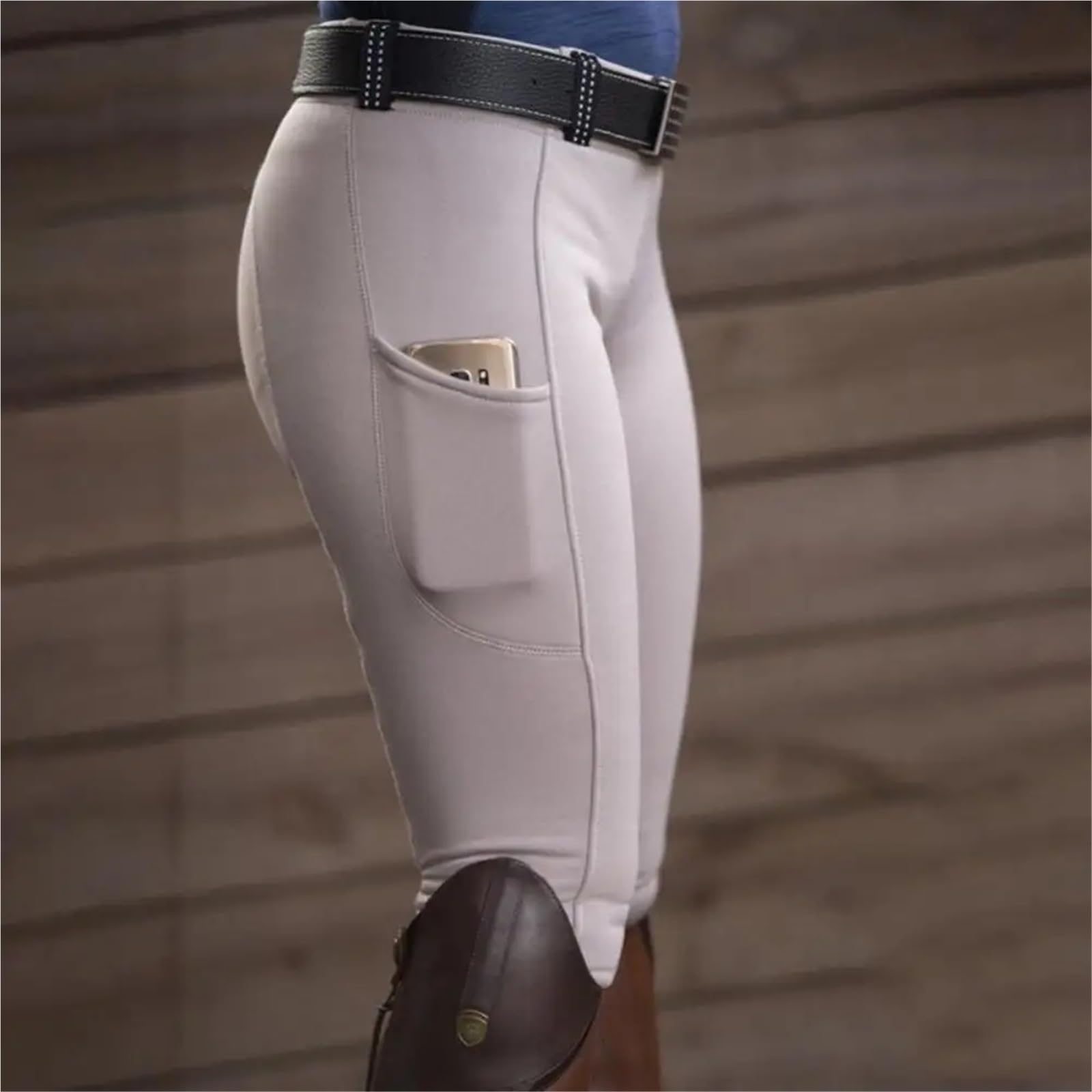 Reithose, Anti-Pilling-Reithose, Tasche, Hüftlift, Pferderennhose Für Reitsport