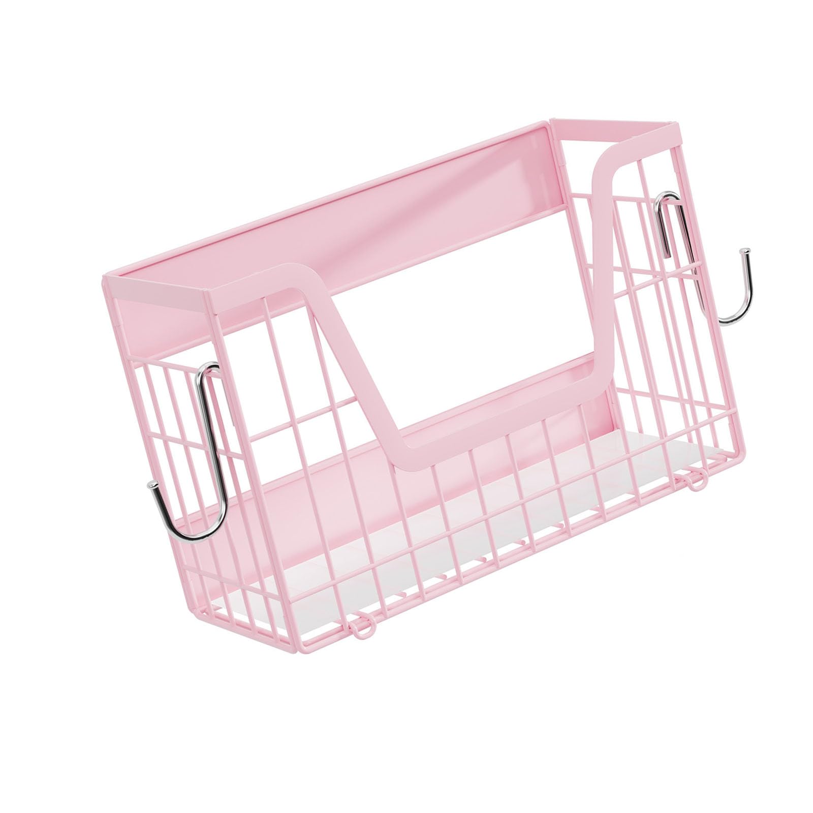MURYE Expandable Refrigerator Basket with Enhanced Magnets for Fruits Vegetables Storage Foldable Metal Fridge Shelf with Breathable Design