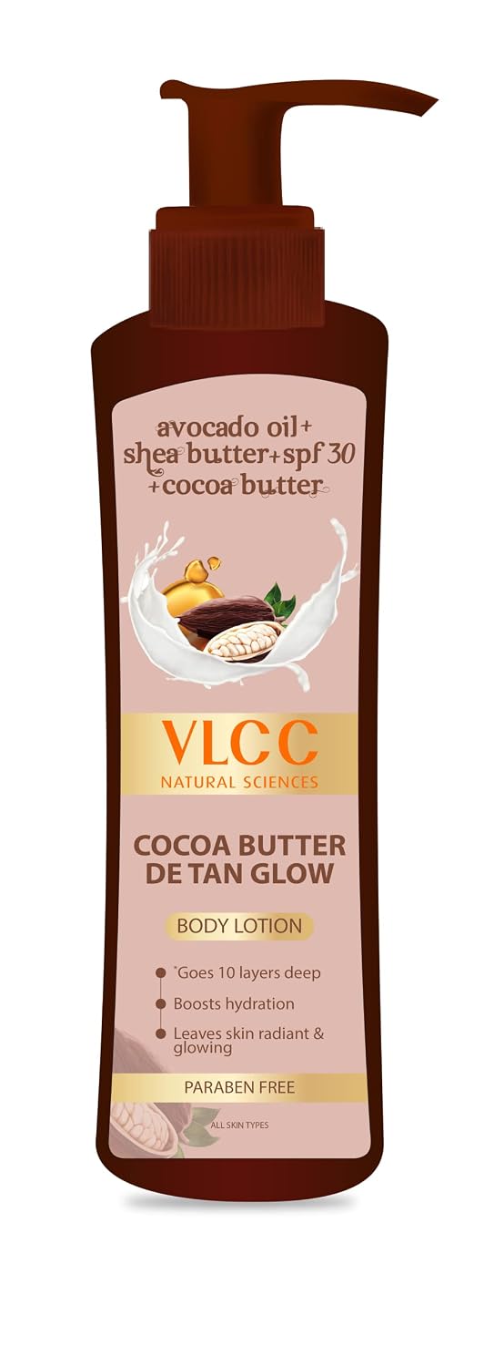 VLCC Spf 30 Pa+++ Cocoa Butter Detan Glow (Buy 1 Get 1)(400ml)