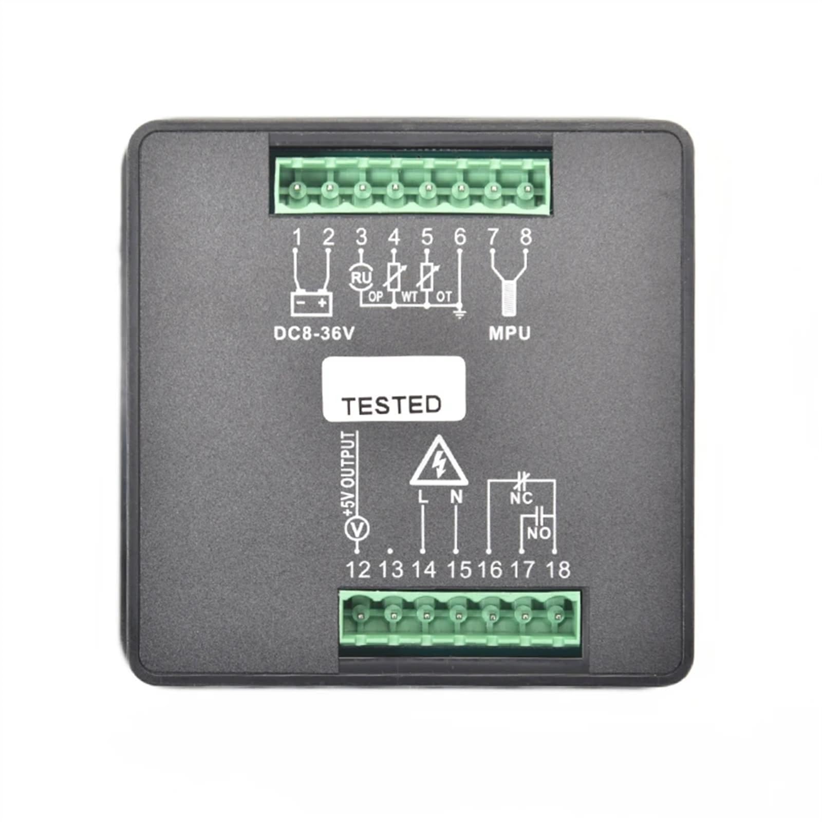 Medidor Digital Multifuncional GM50H for Motor diésel con indicador de presión de Aceite y Velocidad de rotación de la Temperatura del Aceite 12001844(Oil 13mm)