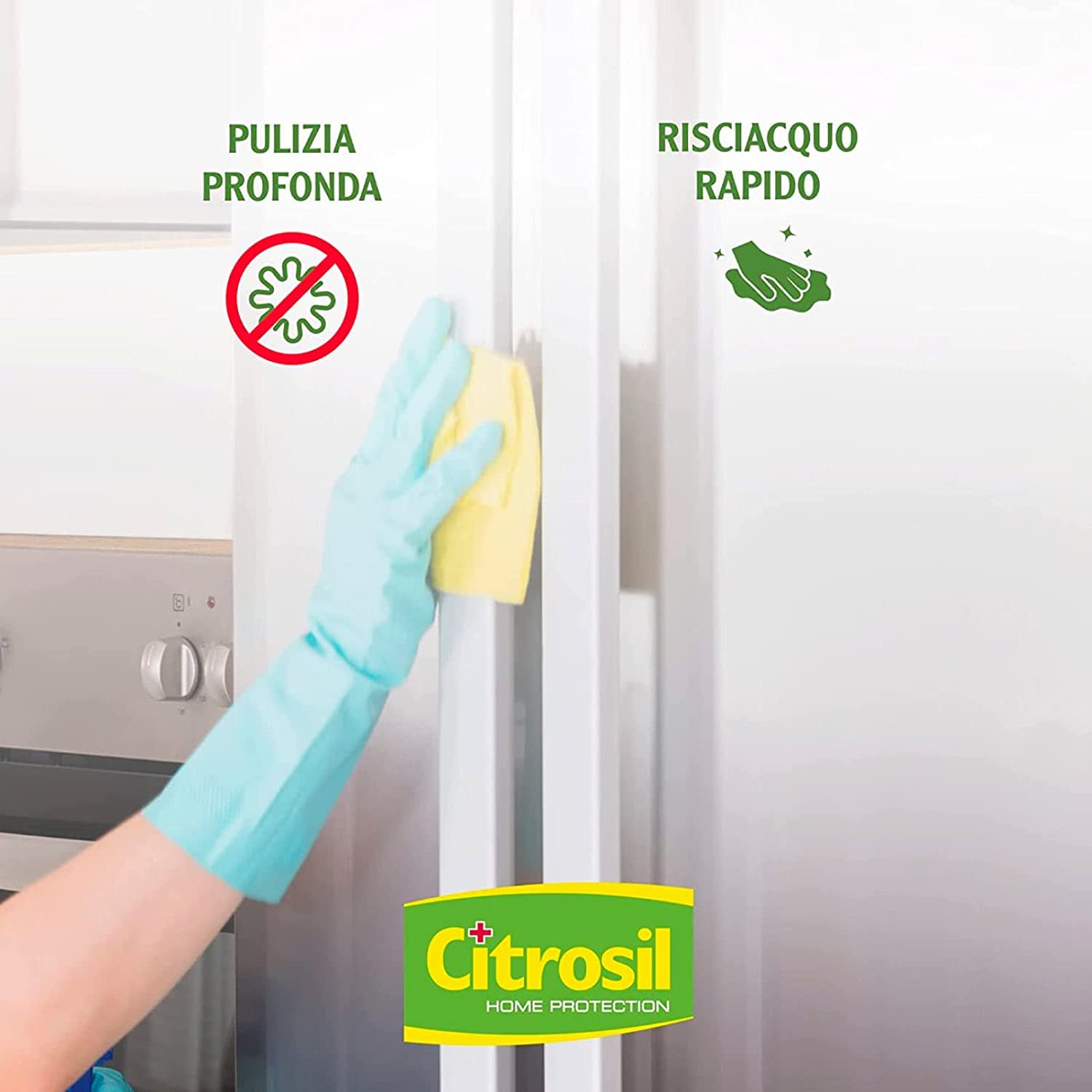 Citrosil Home Protection - Sgrassatore Multisuperfici Igienizzante, Detergente Universale con Vere Essenze di Tea Tree, 650 ml x 12 Confezioni