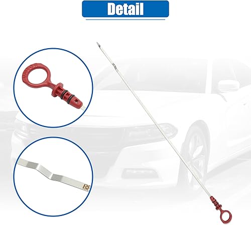 Miniatura 5 de X AUTOHAUX Varilla de nivel de líquido de aceite de motor para Volvo C70 2.3T 5 cilindros convertible 1998-2004 No.9497557