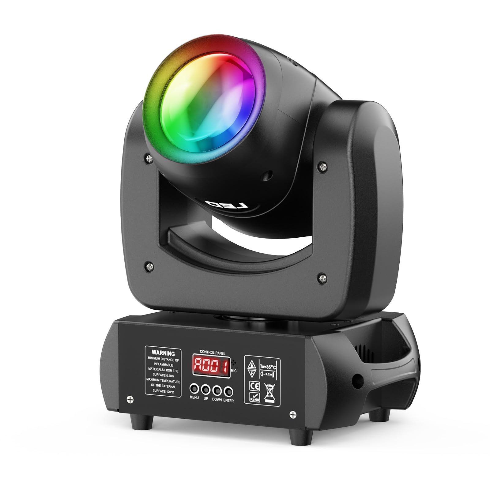 100W Teste Mobili RGBW Luci Discoteca Effetto DMX512 DJ Luci Spot Beam 18 Prisma per Feste di Matrimonio, Chiesa, Live band, Show bar, Discoteca