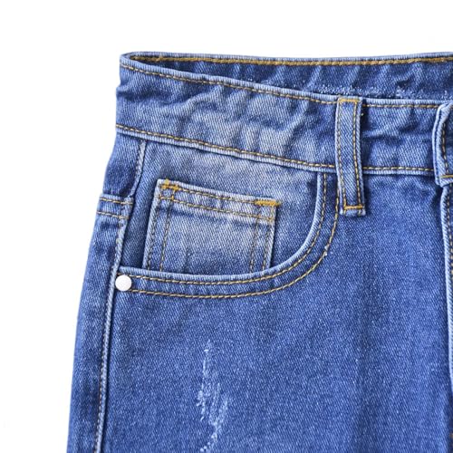 Jeans blanc garçon 4 ans style hip hop ample et confortable