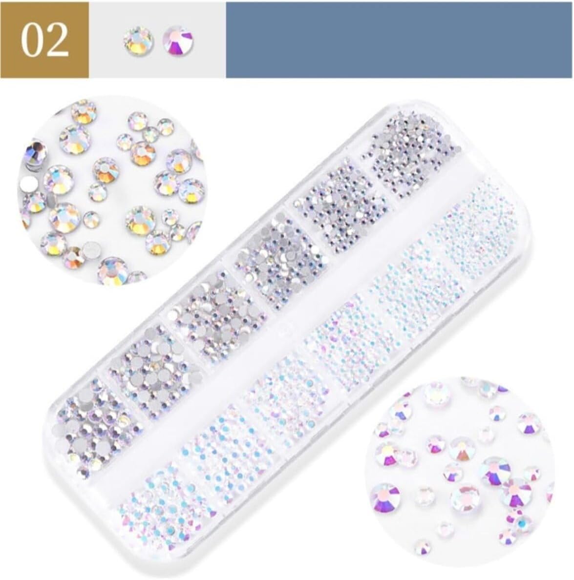 Tırnak Süsleme Nail Art Taş F608-2 1385
