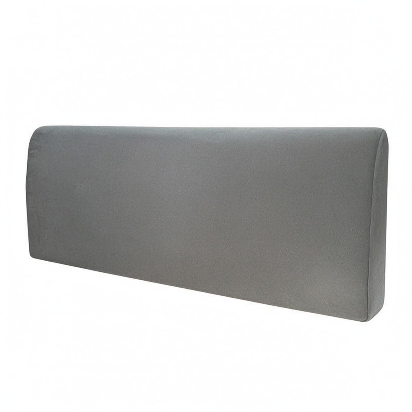 Back-Clamp Headboard Backrest Cushion Padded Attach-on Headboard Cushion Rectangular Bed Rest Pillow Rounded Edges for Dorm Room, Gray, 80-30-8cm | Home & Garden | Home D?©cor | Pillows-image-33