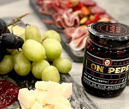 Miniatura 5 de Don PEPE Chili Oil CrispSalsa Macha "MORITA" Artesanal Gourmet con chiles secos mexicanos, mezcla especias audaces y notas dulces para una