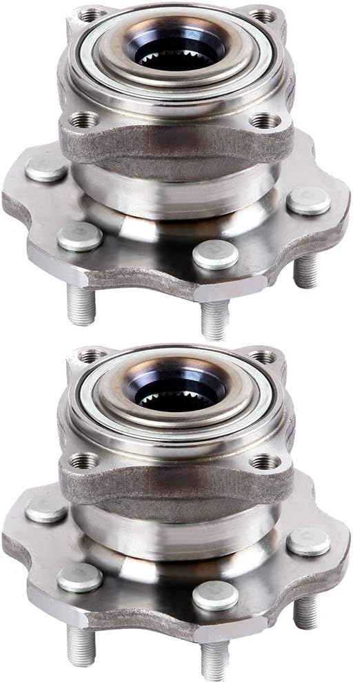 541003 Rear Wheel Bearing and Hub Assembly compatible with 2005-2009 For Nissan Pathfinder 6 Lugs Non ABS