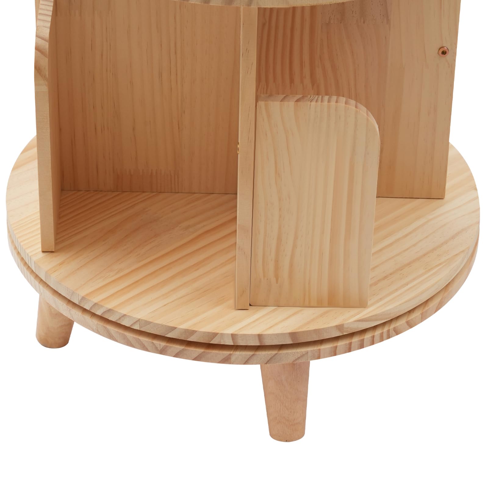 Estantería giratoria de 360 °, organizador multifuncional, estante de almacenamiento de pie, gran espacio de almacenamiento, para adultos, con grados de pie, multifuncional, giratorio