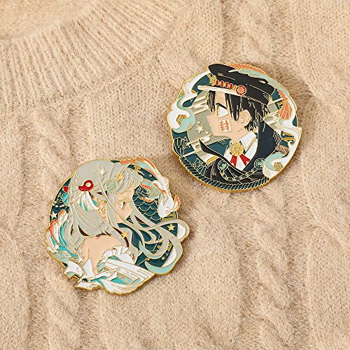 Image of Ealipoi Anime Tbhk Brooch Yashiro Nene Pins Hanako kun Brooches Metal Pendant Cosplay Gift for Women