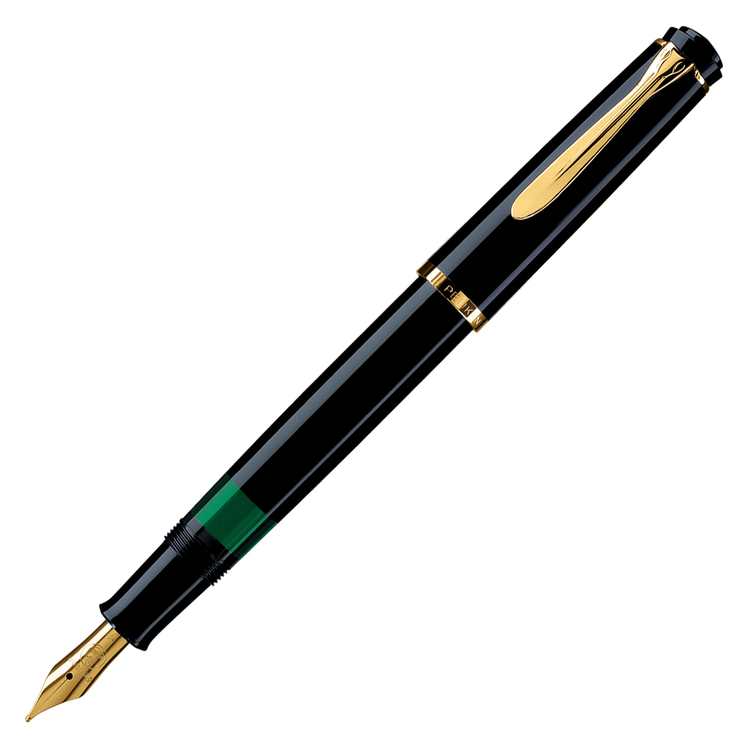 Pelikan Elegance Souverain M200 Deluxe Fountain Pen Fine Nib Black