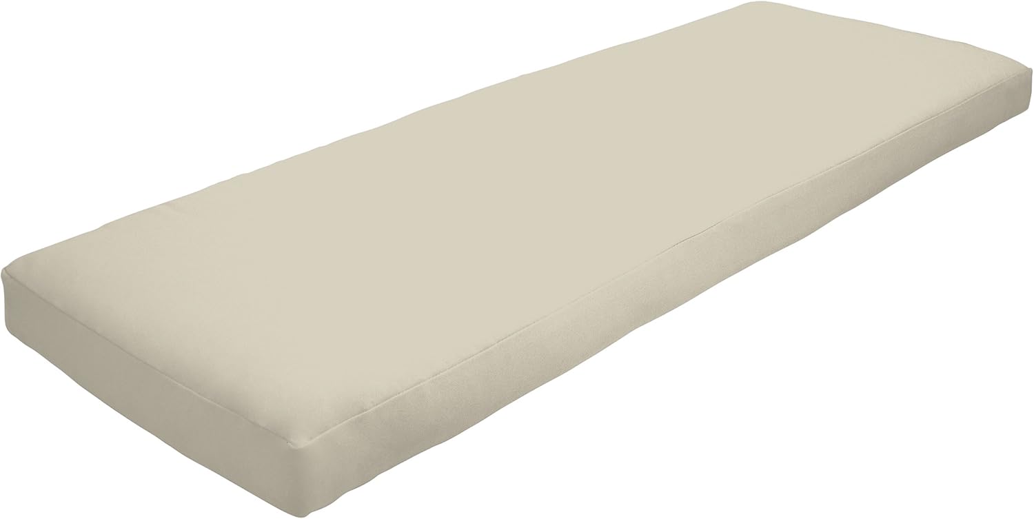 20637 Custom Zipped Knife Edge Bench Cushion, 47" x 16" x 3.5", Rosemary Serenity
