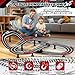 2 in 1 Slot Car Race Track Sets with 4 Slot Cars, 1:43 Electric Car Track for Boys, Dual Racing Game Lap Counter Circular Slope Track Sets, Birthday Gifts Toys for Boys Kids Ages 6 7 8 9 10 11 12