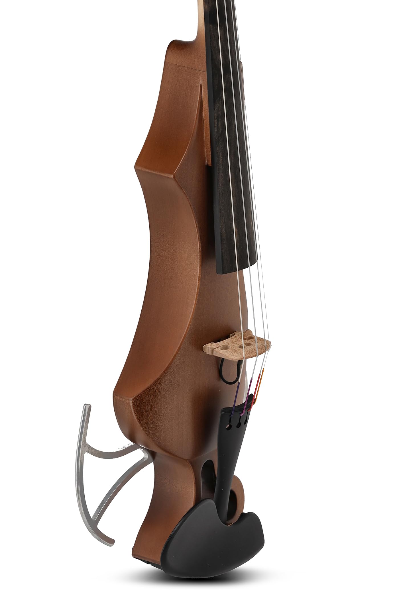 Violino elettrico GEWA, violino elettronico, Novita 3.0 3.0 oro-marrone con adattatore per poggiaspalla, 4 corde