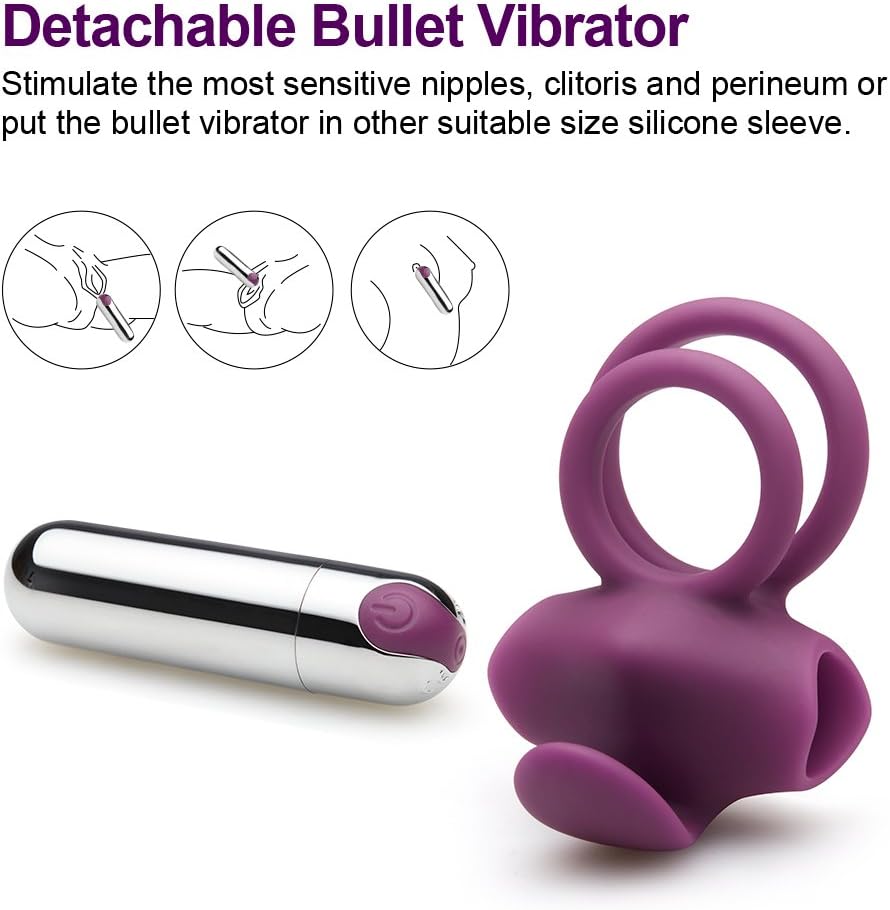 Luvkis Anillo vibrador 10 - Configuración Estimular pene ...