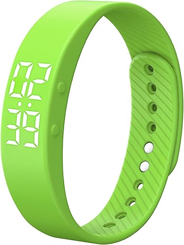 Miniatura 11 de findtime Rastreador de actividad física sin teléfono inteligente, sin Bluetooth, sin aplicación, carga USB, podómetro, deportivo, reloj de pulsera