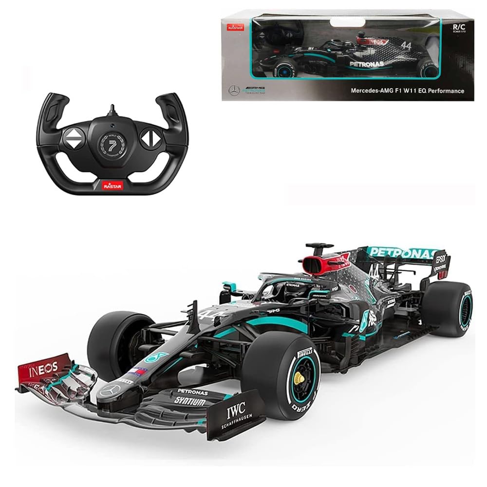 RASTAR Mercedes AMG F1 W11 EQ Performance 2.4GHz RC Car - Licenza ufficiale Mercedes Benz Racing Toy Model Car, regali per bambini ragazzi