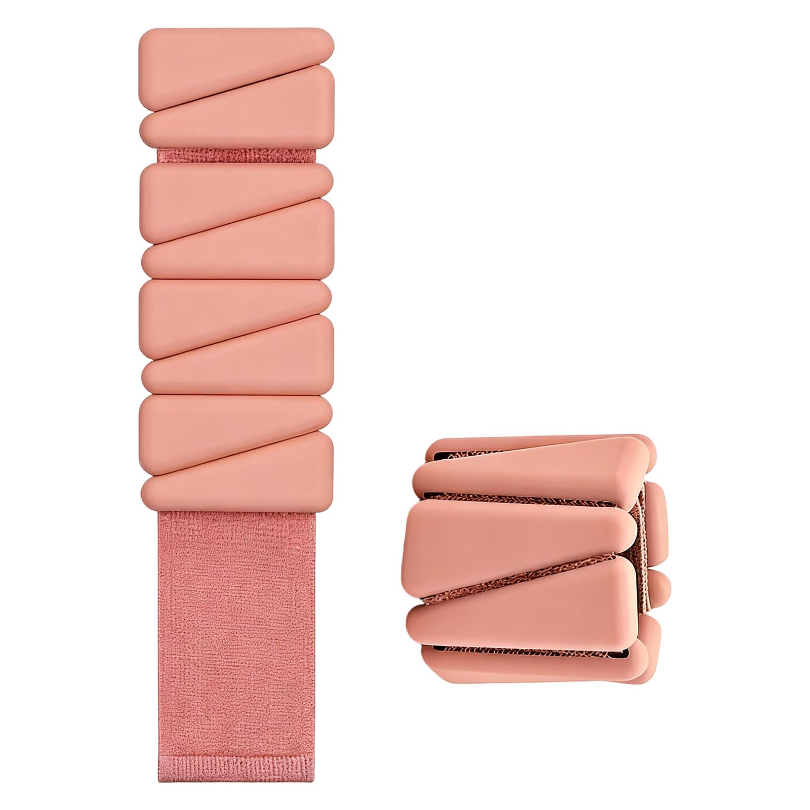 1 paio di pesi regolabili in silicone per caviglia, polso, gamba, allenamento, resistenza, confortevole, regolabile, in silicone, per caviglie