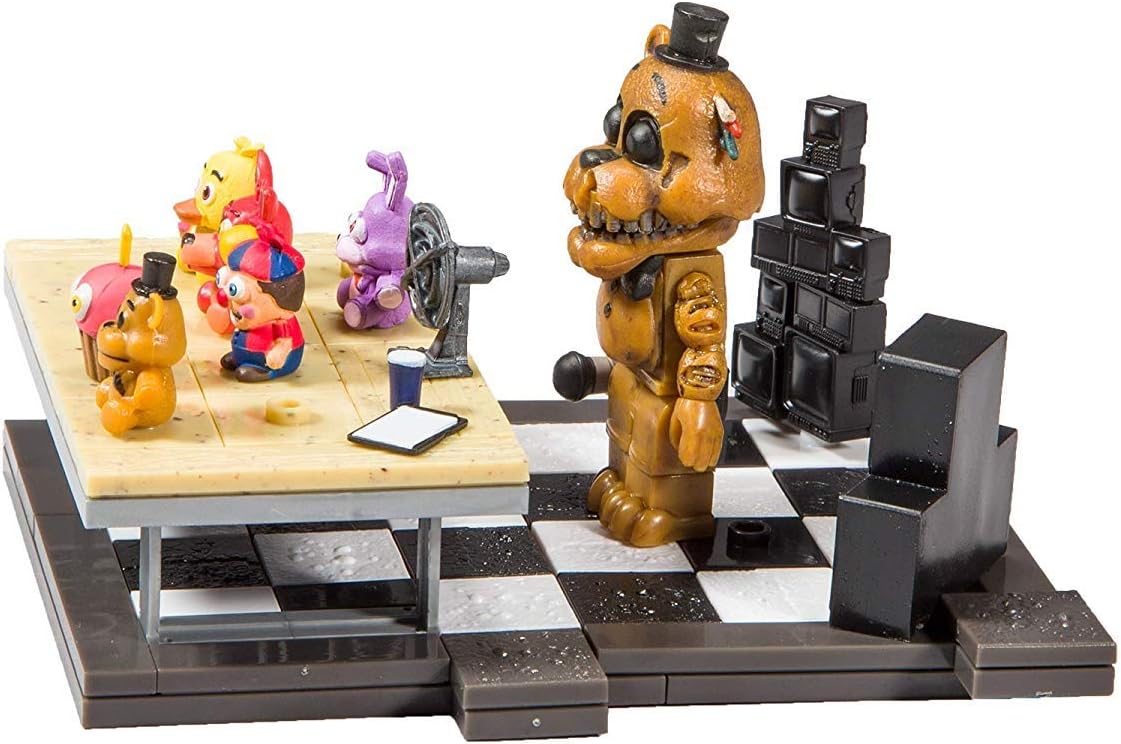 安い購入 マクファーレン トイズ ファイブナイツ アット フレディーズ フィギュア 人形 ダイキャスト Mcfarlane Toys Five Nights At Freddy S Micro Construction Set Withered Freddy With Party Wall 33 Pcs 他店圧倒価格 最安値に挑戦 Ipripak Org