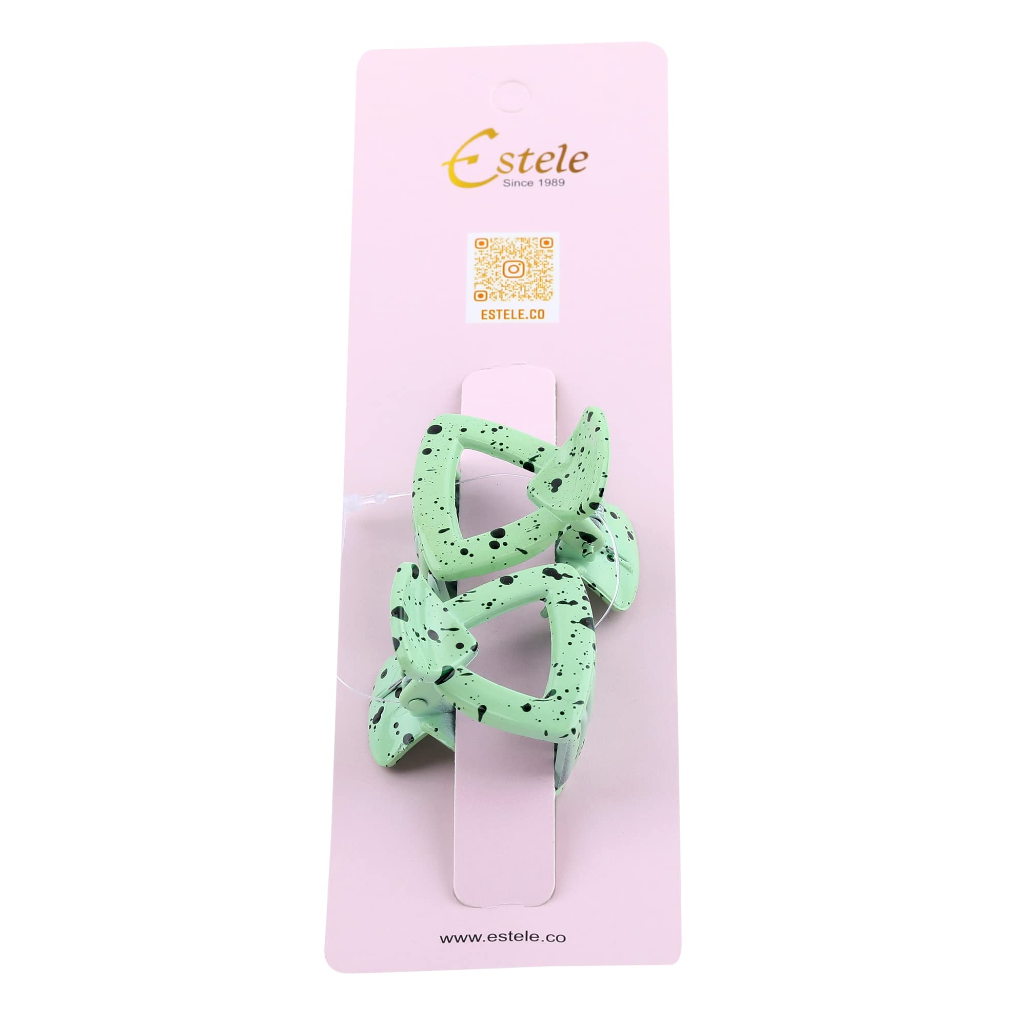 Pack of 2 Plastic Claw Hair Clips