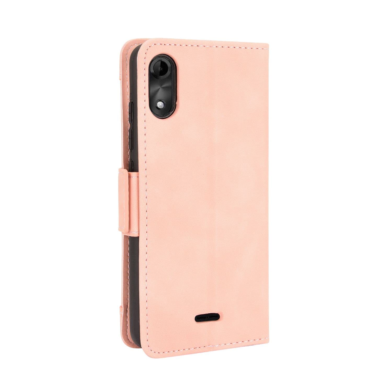 HualuBro Cover Wiko Y51 Case, Cover Wiko Sunny 5 Lite, Custodia Portafoglio in PU Pelle a Libro TPU Antiurto Magnetica Stand Flip Case Cover per Wiko Y51 Cover (Rosa