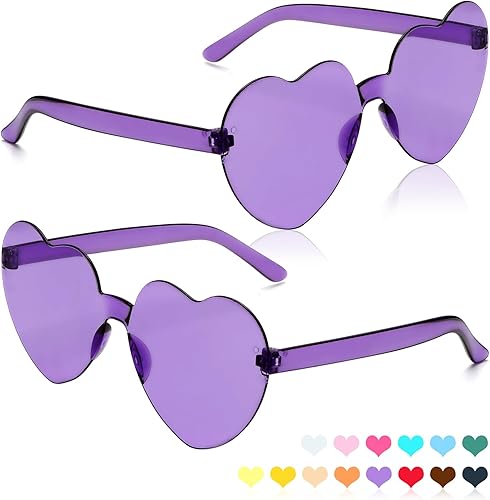 Gafas moradas, gafas de sol moradas, gafas de sol de moda para mujer, gafas de sol de novia, gafas de sol divertidas, paquete de gafas de sol
