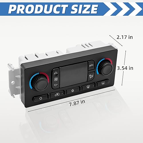 Miniatura 4 de 599-211XD Interruptor de panel de módulo de control de clima para Chevy Silverado Suburban Tahoe Trailblazer Avalanche GMC Sierra Yukon Envoy