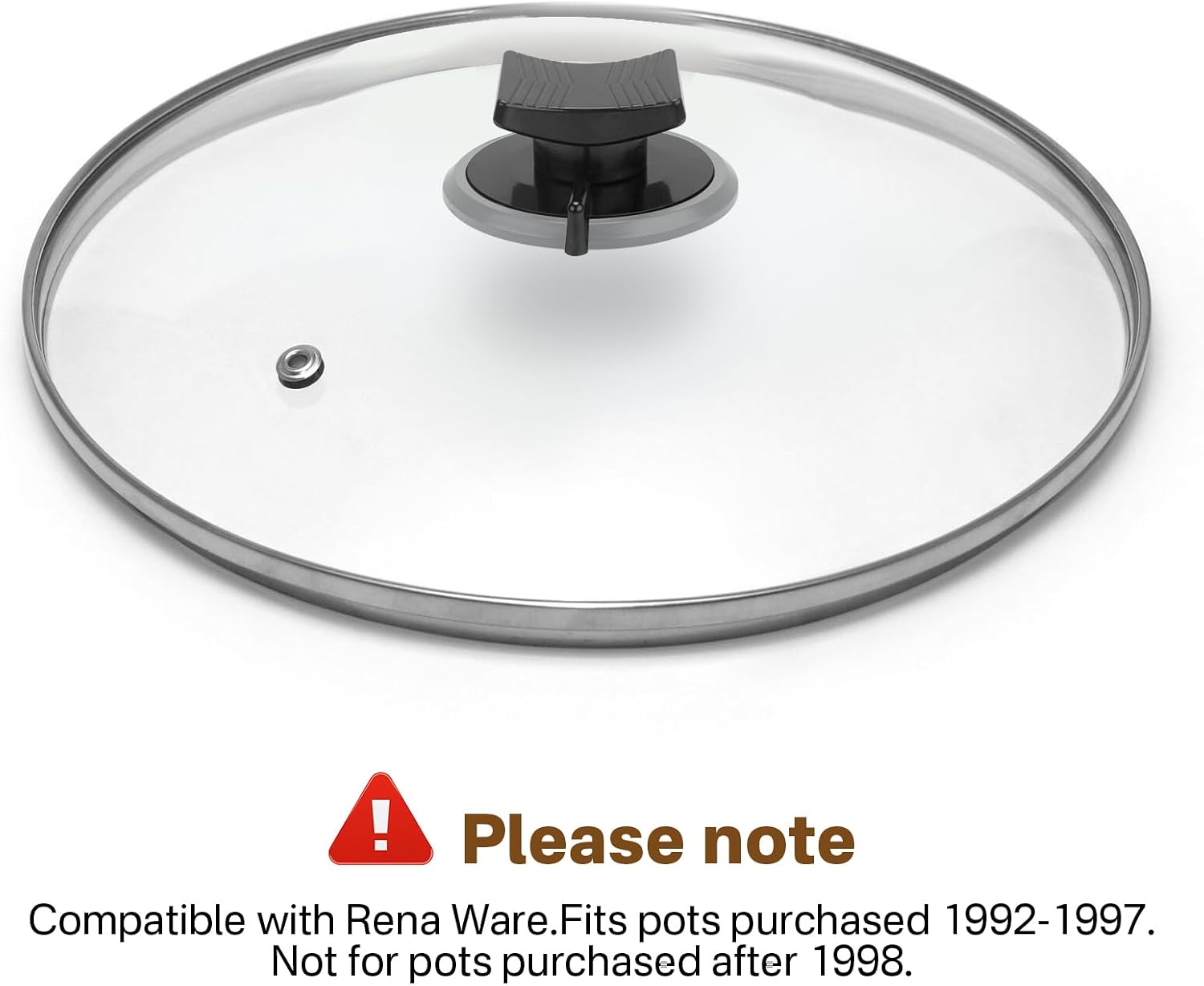 IWIWE 1725X Lid Knob Replacement With Vent for Rena ware 1992-1997 Pots Replacement Lid Knob