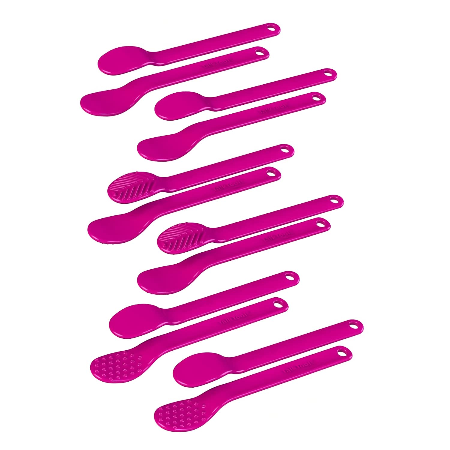 TalkTools® Magenta Flatty™ - Encourages lip closure | Increased oral-sensory stimulation to the lips & tongue | FDA compliant, Latex, Lead, BPA, & Phthalates free (Set of 6)