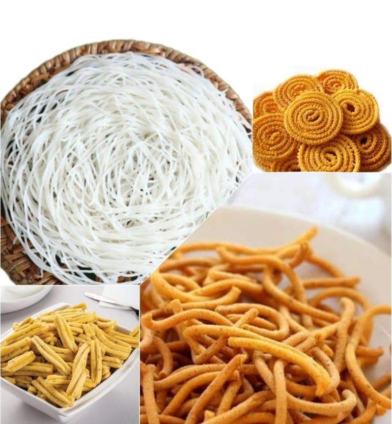 Kitchen Chakli Maker with 5 Different Jali Patterns, Sev Sancha Mould 4