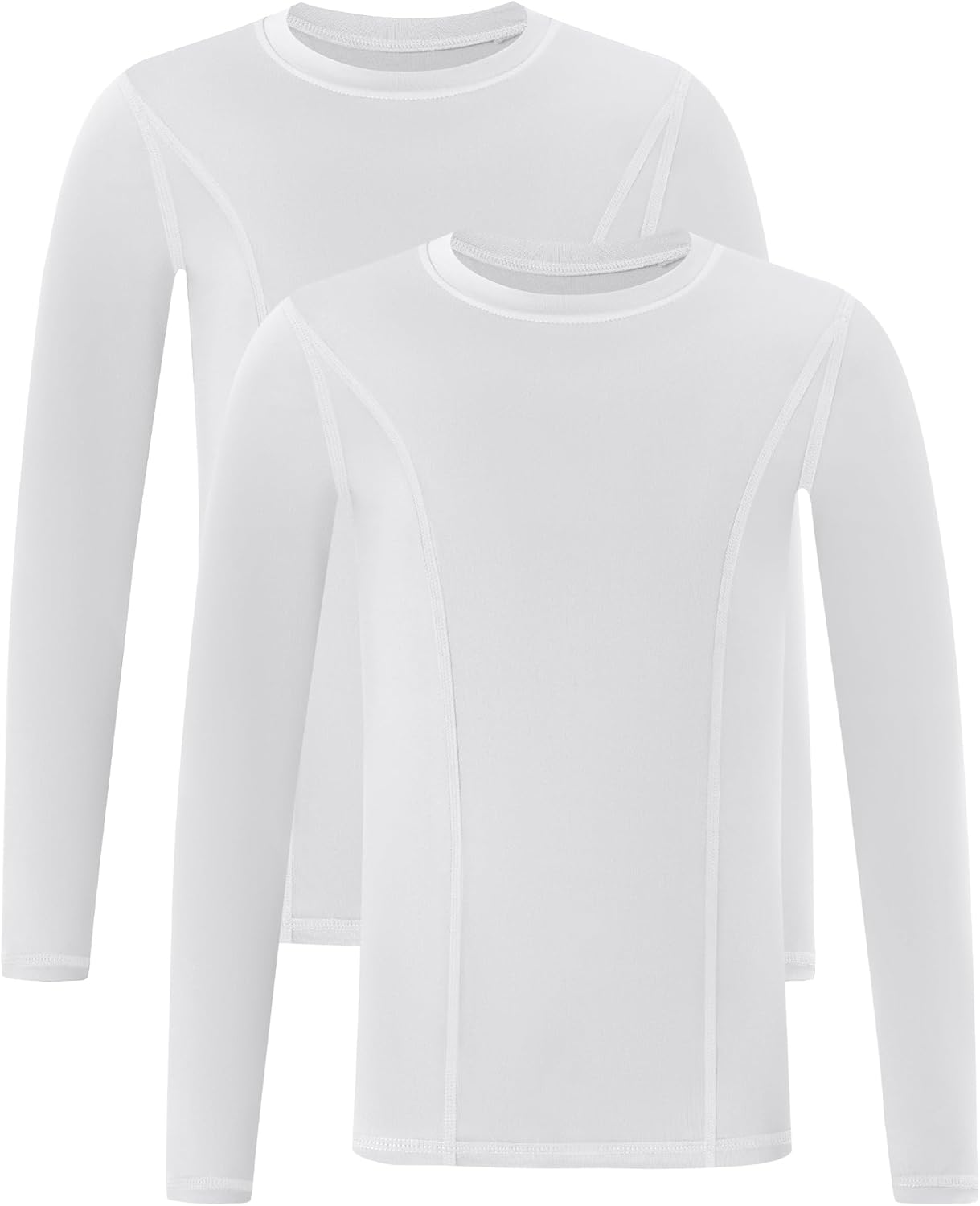 Blueleaf Youth Compression Shirt Boys Long Sleeve Athletic Undershirt Kids Quick Dry Base Layer Tops for Football Baseball