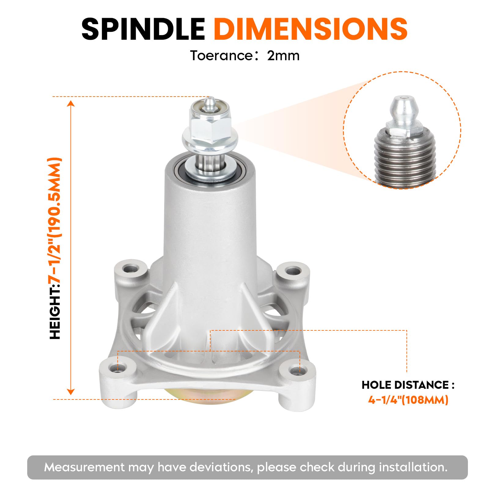 Amazon.com : 187292 192870 Spindle Assembly - Fits 42 46 48 54