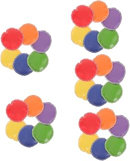 Totority 30 Peças Jogo De Saco De Areia Para Crianças Pelotas De Plástico Jogando Pufes Crianças Brinquedos De Jogo Ao Ar Livre Saco De Feijão De Lona Saco De Feijão Feito À Mão Sacos De