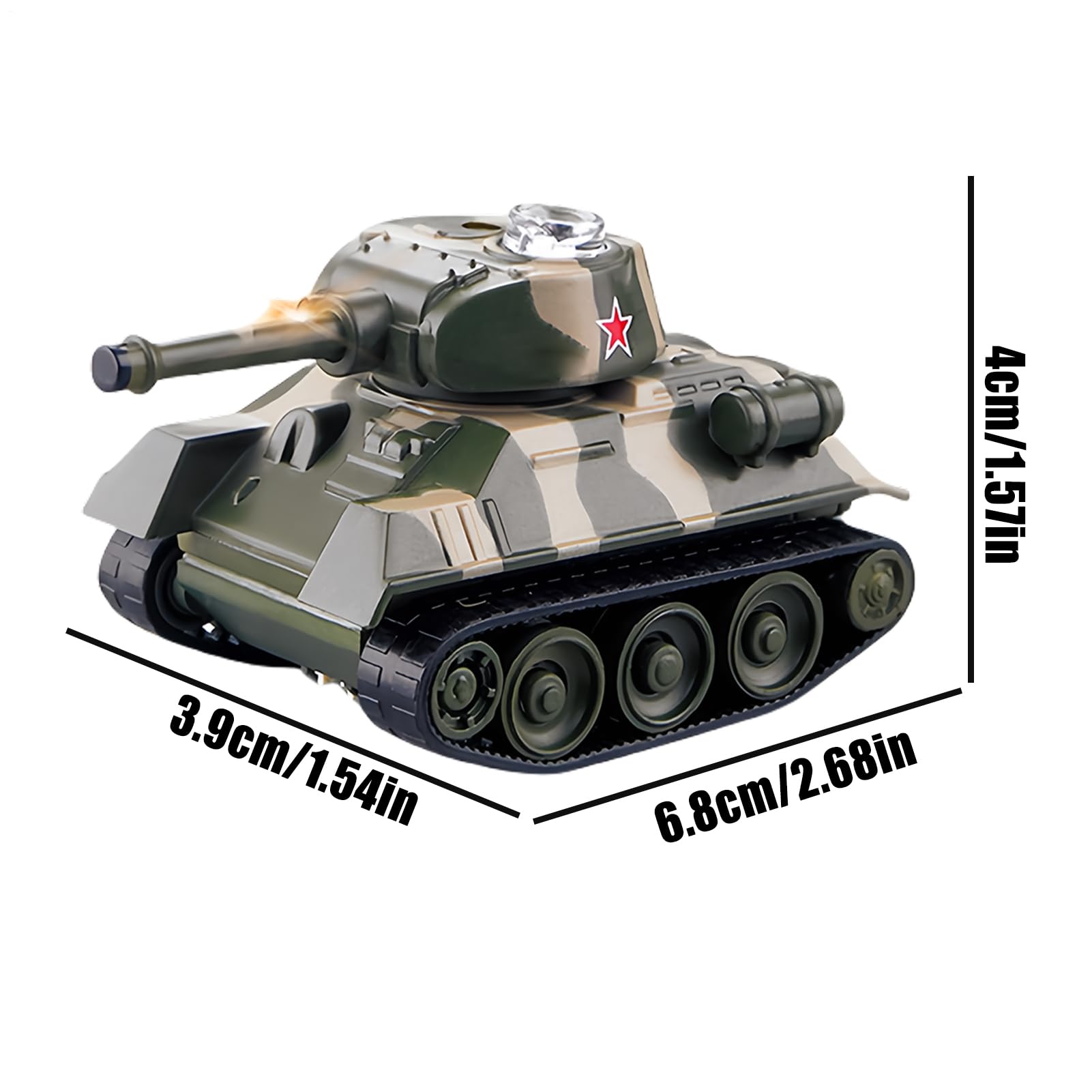 RC Tank - Toddler Tank Toys, mini jouet de véhicule interactif pour les activités d'apprentissage des tiges garçons Boys Chambre salon offre une performance de télécommande sans fil cohérente et régu