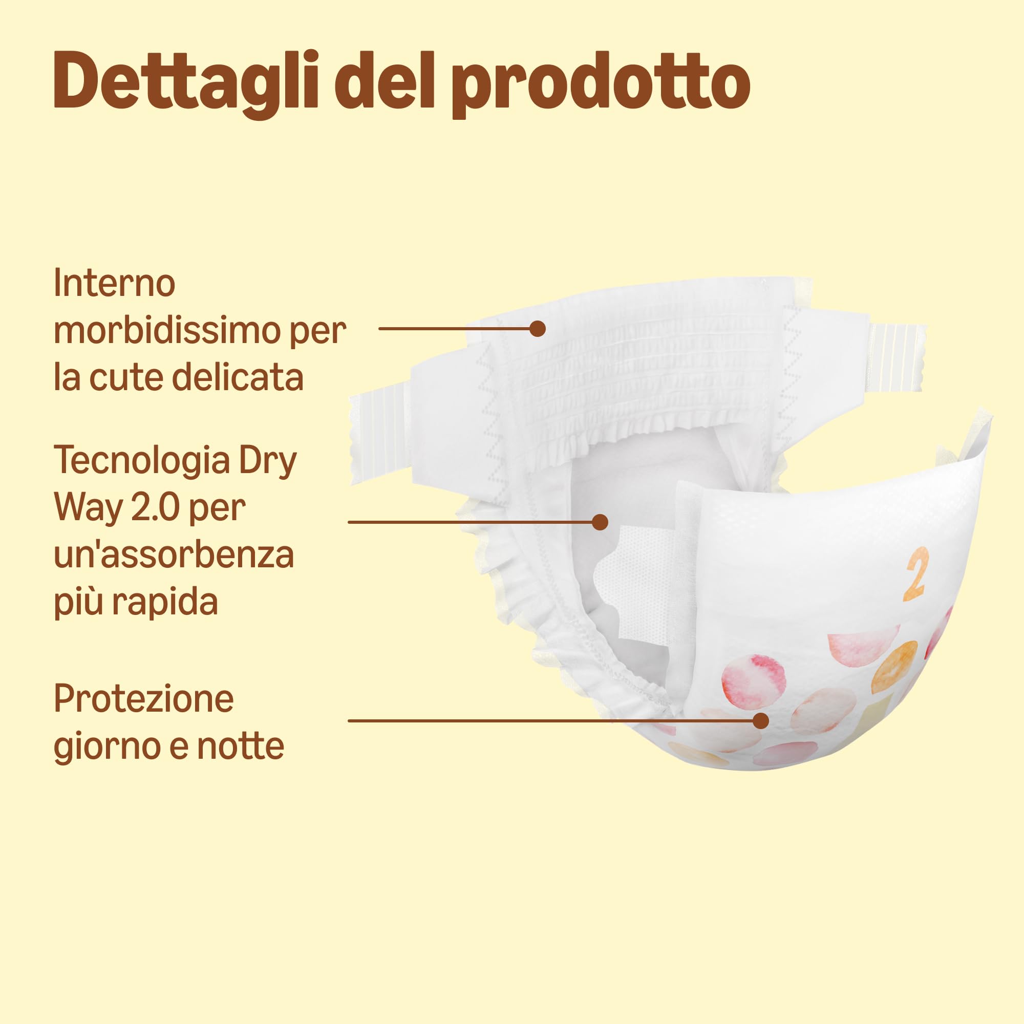 by Amazon Ultra Dry Nappies - Taglia 2 (3-6kg) - con Canali - 168 Pannolini (2 Confezioni da 84) (Stesso Prodotto Commercializzato in Precedenza con il Marchio Mama Bear)