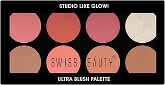 Ultra Blush Palette with highly blendable shades | Pigmented Blusher for a Natural Flush | Shade-3, 16gm|